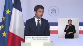 Gabriel Attal: "Les personnes contaminées par le Covid-19 pourront aller voter" avec un masque