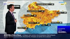 Météo Côte d'Azur: journée ensoleillée, des températures estivales