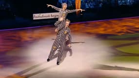 Tatiana Navka et Andrei Burkovsky dans la version russe de Danse avec les stars