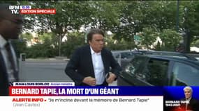 Mort de Bernard Tapie: Jean-Louis Borloo salue "un type hors-normes"