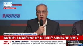 Incendie mortel en Suisse: "L'incendie qui s'est produit la nuit dernière dans un bar de Crans-Montana constitue une des pires tragédies que notre pays ait connues", déclare Guy Parmelin, président de la Confédération suisse