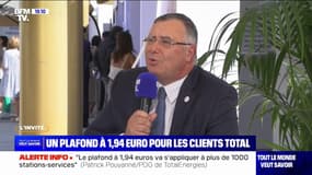 Patrick Pouyanné (PDG de TotalEnergies): "Un plafond à 1,94€ va s'appliquer à plus de 1000 stations-service" pour les clients Total