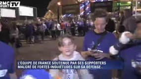 Bleus - Les supporters un peu inquiets