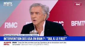 "On ne peut pas envoyer les gens au massacre et ensuite rester les bras croisés": Bernard-Henri Lévy est favorable à l'intervention des États-Unis en Iran