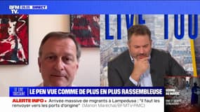 Louis Aliot, maire RN de Perpignan: "Le travail qu'a fait Marine Le Pen à l'Assemblée est en train de payer" 