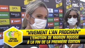 Tour de France Femmes : "Vivement l'an prochain", l'émotion de Rousse à la fin de la première édition