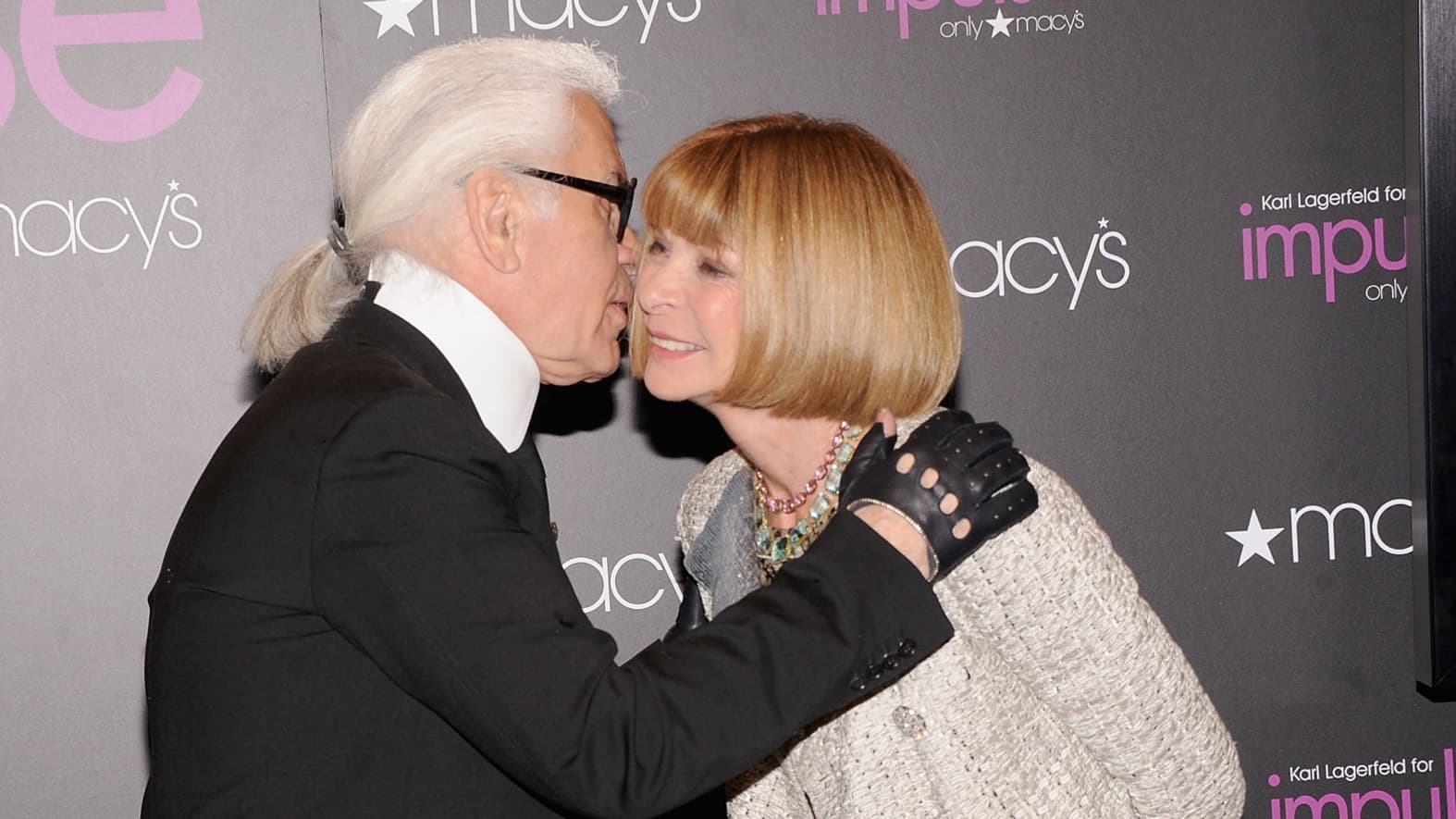 Anna Wintour et Karl Lagerfeld