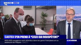 Troisième confinement: Jean-Castex en visite dans un centre de vaccination à Périgueux - 03/04