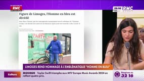 Limoges rend hommage à l'emblématique "homme en bleu" 