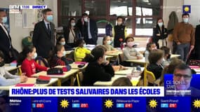 Rhône : davantage de tests salivaires dans les écoles