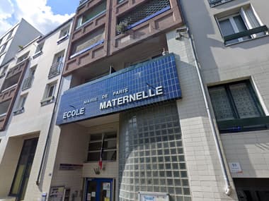 L'école maternelle Réunion dans le 20e arrondissement de Paris.