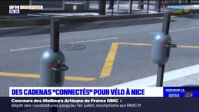 Des cadenas connectés pour vélo installés à Nice