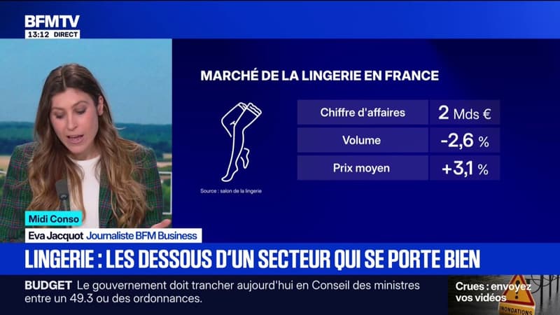 Quel est le prix moyen d'un soutien-gorge en France?