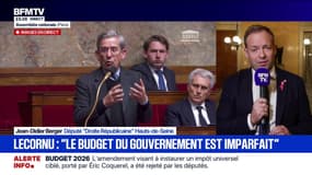 Budget 2026: "Notre seule boussole, c'est de protéger les Français", assure Jean-Didier Berger (député "Droite Républicaine")