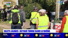 Gilets jaunes: retour timide du mouvement dans le Rhône