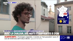 Salim Poussin (association "Locataires Ensemble") pointe le danger pour la santé des logements mal isolés en période de canicule