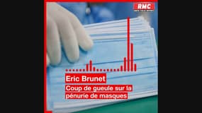 Enorme coup de gueule d'Eric Brunet en direct sur RMC: "Pas de masques pour le personnel soignant, c'est à chialer!"