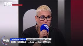 FORUM BFMTV - "On est impactés à 100% (...) Monsieur Macron, quand il a dissous l'Assemblée nationale, j'ai perdu 4 mandats la même semaine", indique Aurélie, agent immobilier