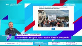 Un médecin non vacciné bientôt suspendu dans les Vosges, Périco Légasse dénonce "encore un territoire de la République perdu." 
