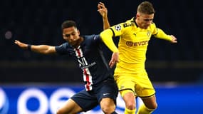 Thilo Kehrer et Thorgan Hazard, le 11 mars 2020
