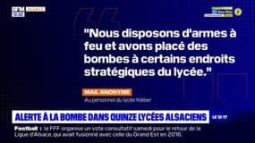 Une quinzaine de lycées alsaciens visés par des alertes à la bombe