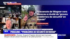 Guerre en Ukraine: "L'avancée de Wagner vers Moscou a révélé de graves problèmes de sécurité" en Russie, selon Evgueni Prigojine