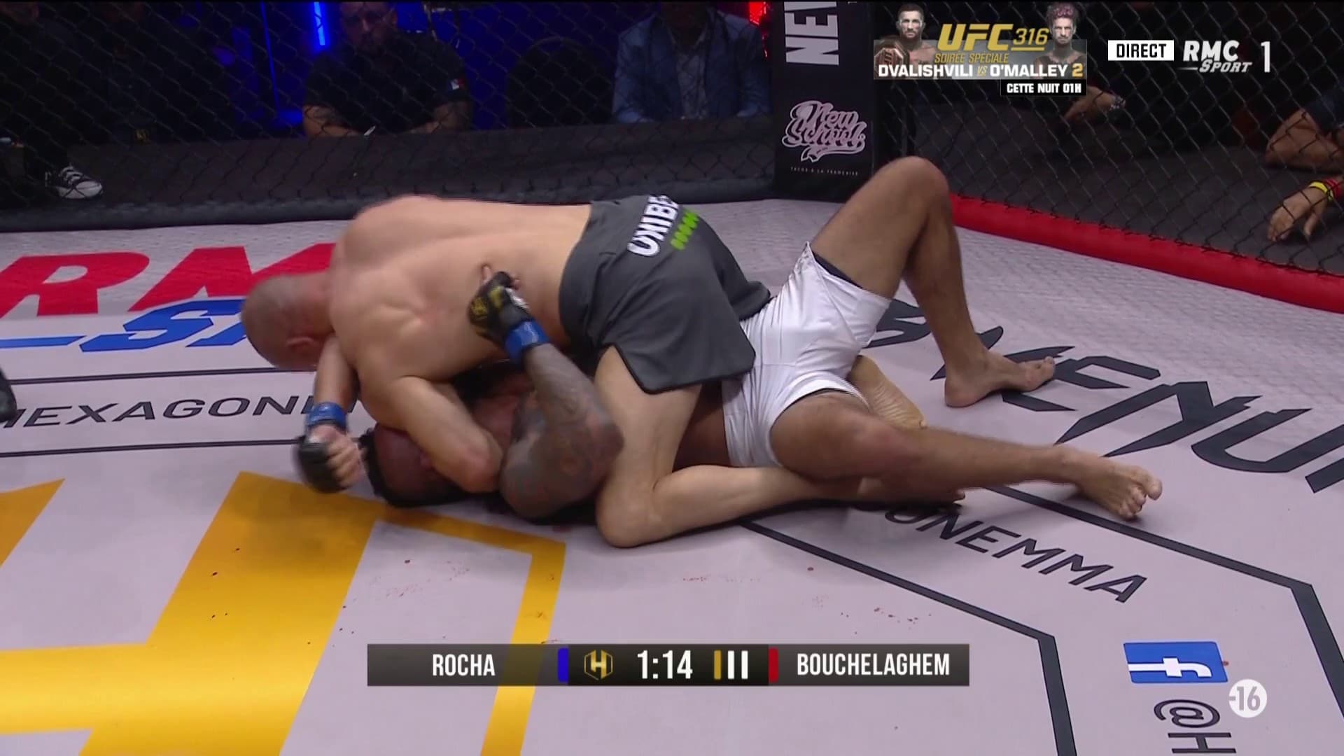 Greg MMA face à Claudio Rocha dans le co-main event de l'Hexagone MMA 30, 7 juin 2025