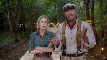 Emily Blunt et Dwayne Johnson