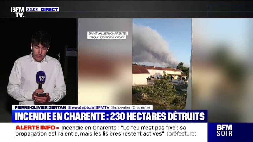 Incendie en Charente: 230 hectares de ...
