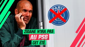 Mercato : Zidane n'ira pas au PSG cet été