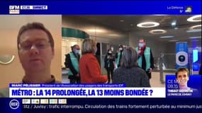 Prolongement de la ligne 14: "Il y aura un effet de décharge de la ligne 13", prévoit le président de l’Association des Usagers des Transports IDF