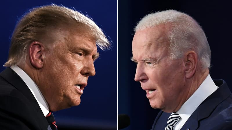 Donald Trump (à gauche) et Joe Biden (à droite). (Photo d'illustration)