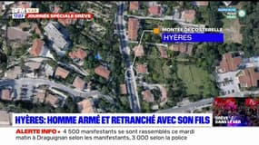 Hyères: un homme armé et retranché avec son fils