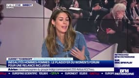 Audrey Tcherkoff (Directrice du Women's Forum): "Les femmes ont moins de temps, donc elles font aussi beaucoup moins de réseau"