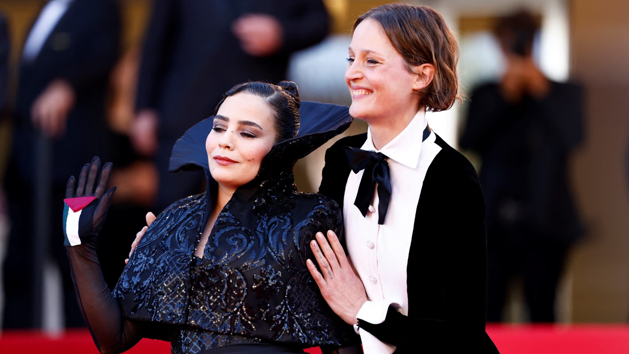 Asmae El Moudir et Vicky Krieps au Festival de Cannes 2024