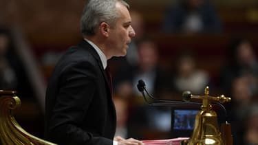 Le président de l'Assemblée nationale François de Rugy, le 8 novembre 2017 au Palais Bourbon à Paris.