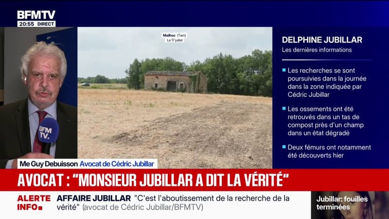 Affaire Jubillar: "Monsieur Jubillar a dit la vérité", estime Me Guy Debuisson, avocat de Cédric Jubillar