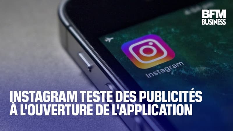 Instagram teste des publicités à l'ouverture de l'application