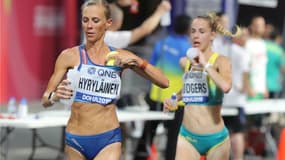 Les marathoniennes ont tout tenté pour se rafraîchir à Doha