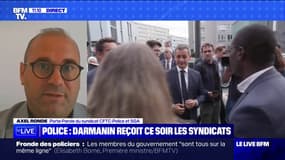 Fronde des policiers: "Nous voulons un statut qui soit plus protecteur", indique Axel Ronde (CFTC-Police et SGA)