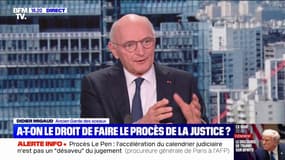 Didier Migaud (ancien ministre de la Justice): "C'est une mauvaise réponse de supprimer l'exécution provisoire"