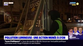 Lyon: soixante panneaux éteints par des militants
