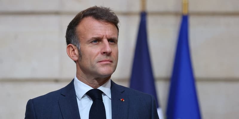Le président français Emmanuel Macron le 17 novembre 2025 à l'Élysée 