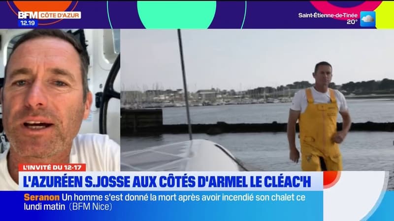 Finistère Atlantique: l'Azuréen Sébastien Josse aux côtés d'Armel Le Cléac'h