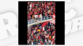 Un homme tirant au mortier sur la police dans les tribunes de la finale de Coupe de Colombie
