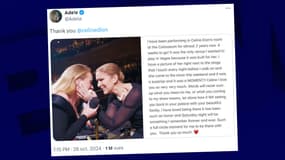 Adele et Céline Dion au Colosseum samedi 26 octobre 2024