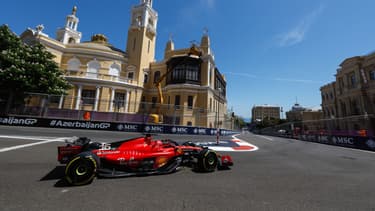 Charles Leclerc (Ferrari) à Bakou