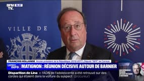 Gouvernement Barnier: "S'il n'y arrive pas, ça serait grave pour le pays", déclare François Hollande