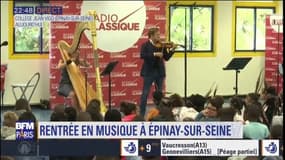 Les élèves du collège Jean Vigo accueillis en musique pour la rentrée