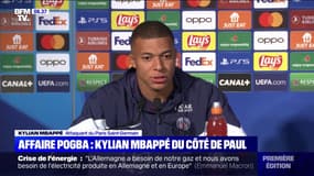 Kylian Mbappé sur l'affaire Paul Pogba: "Je préfère faire confiance à mon coéquipier"